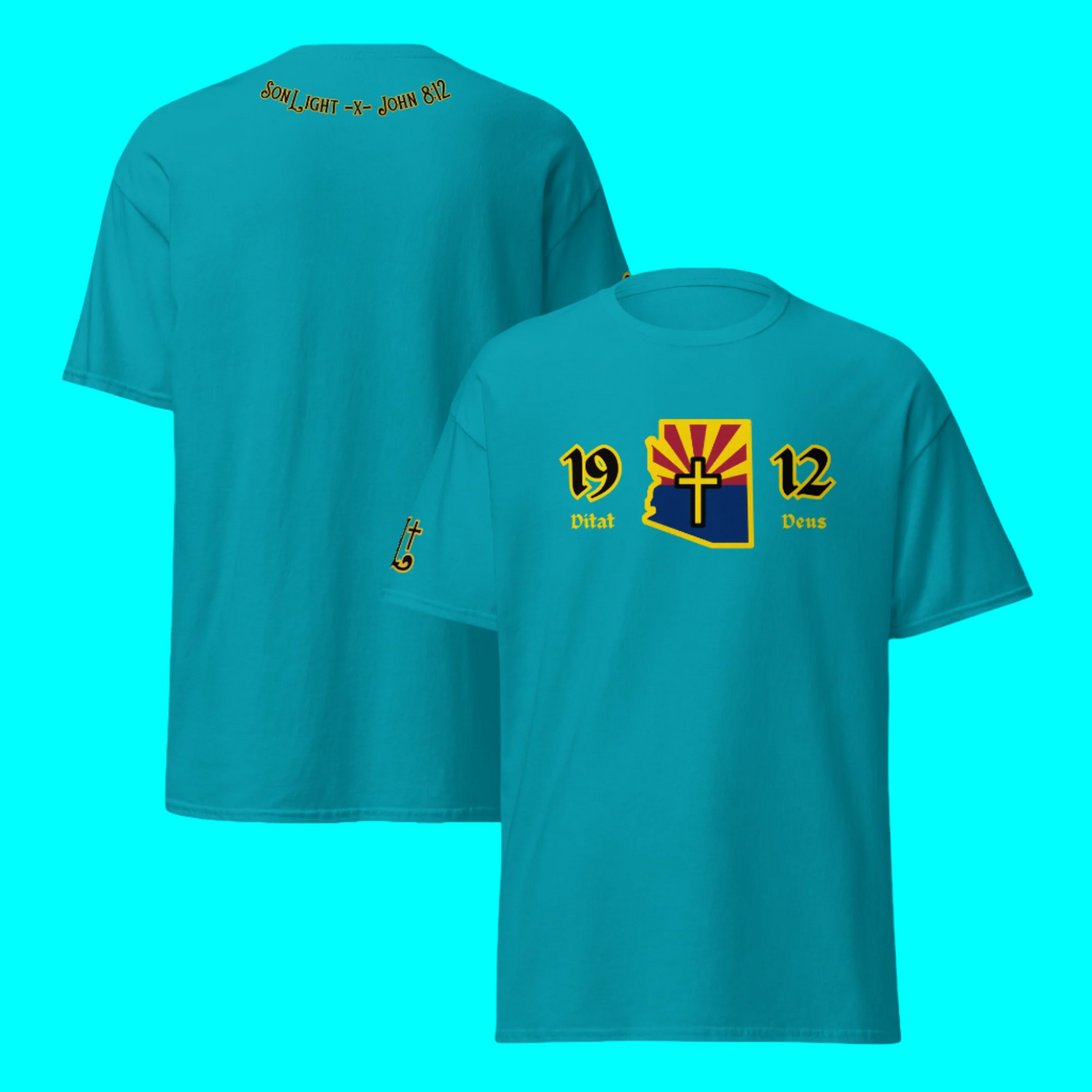 SonLight USA T-Shirt - "Arizona 1912 - Ditat Deus"
